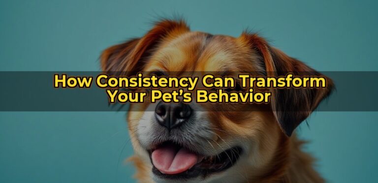 How Consistency Can Transform Your Pet’s Behavior