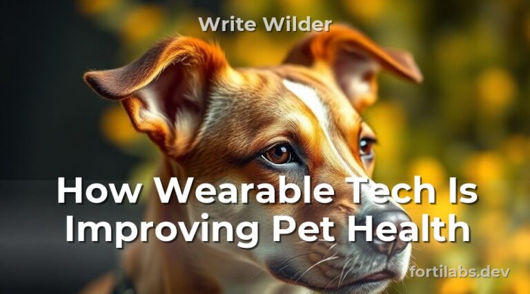 How Wearable Tech Is Improving Pet Health